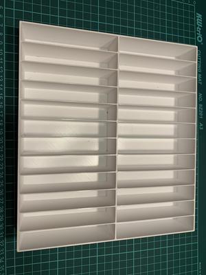 A simple organizer 24 compartments.