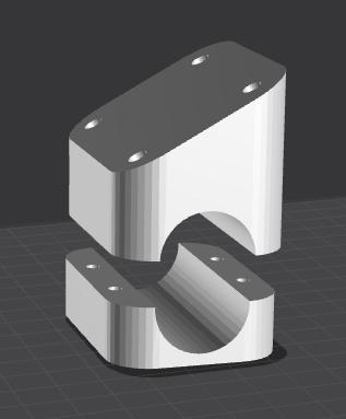 Soporte gps barra de 22