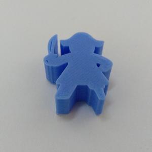 Pirate Meeple Silhouette – 3D Printable Game Token