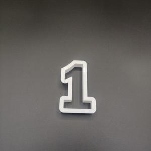 COOKIE CUTTER NUMBER ONE SHAPE
