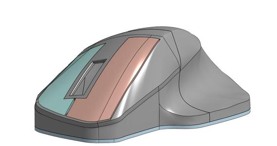 Ergonomic mouse WIP based on MX master 3
