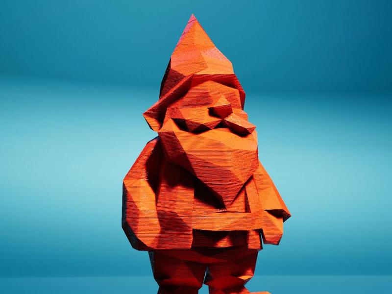 Chonk the Low-Poly Garden Gnome 