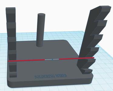 Support to solder wires