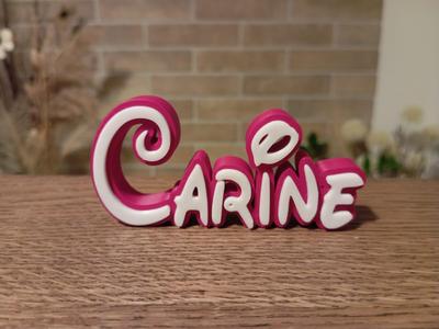 Carine Disney Name Sign Decorated Room child Birth