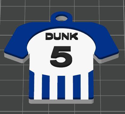 Lewis Dunk BHAFC Keyring