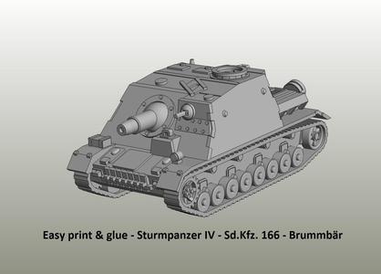 Sturmpanzer IV - Sd.Kfz.166  Brummbär