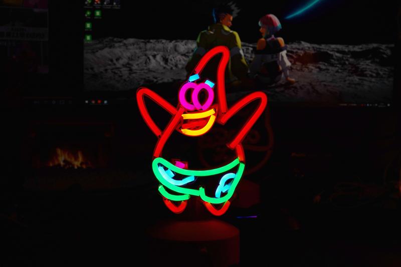 Patrick Star Neon Lights