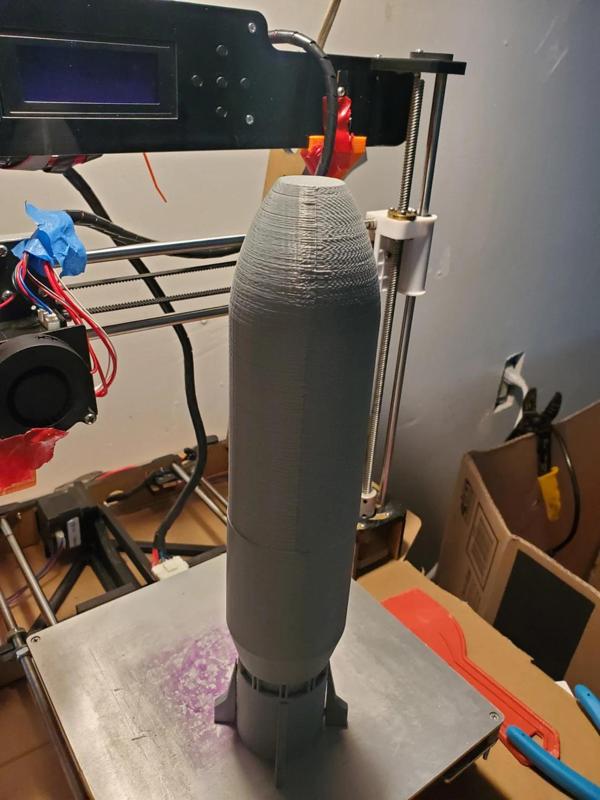 Mark 17/24 Nuclear Bomb Scaled