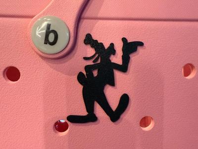 Goofy Silhouette Bogg Bag Charm
