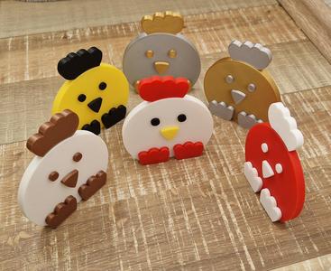 Huhn 3D - zum zusammenbauen - The Chicken Gang