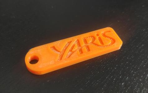 Toyota Yaris keychain