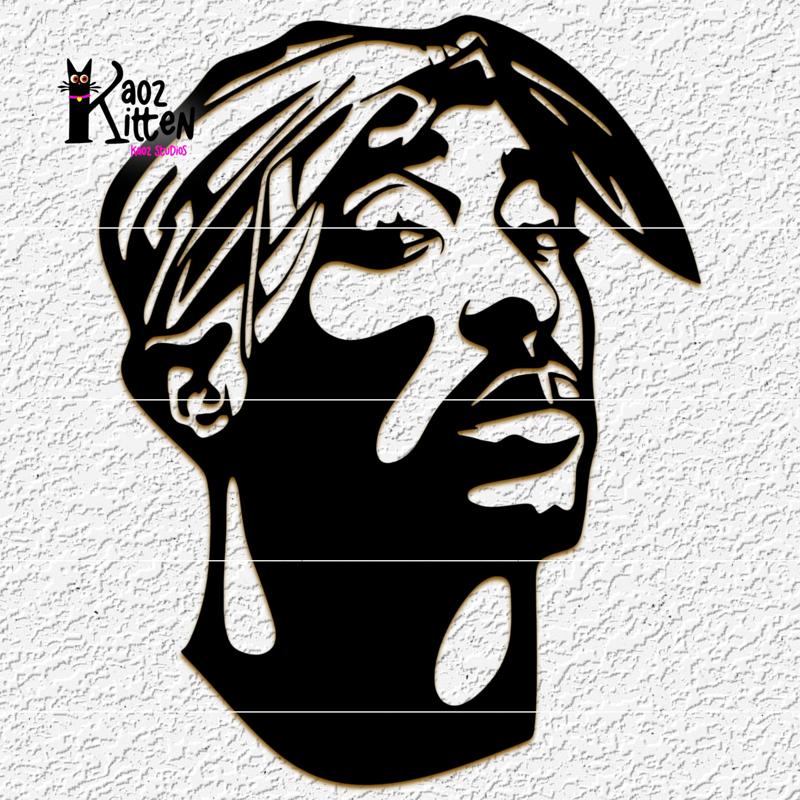 tupac wall art rapper music artist wall decor