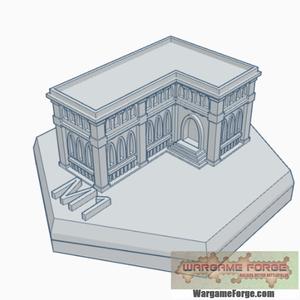 Gothic Building 17 Hex Map Scale HMSG017