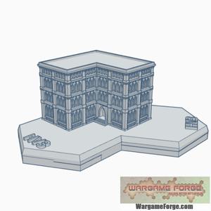 Gothic Building 78 Hex Map Scale HMSG078
