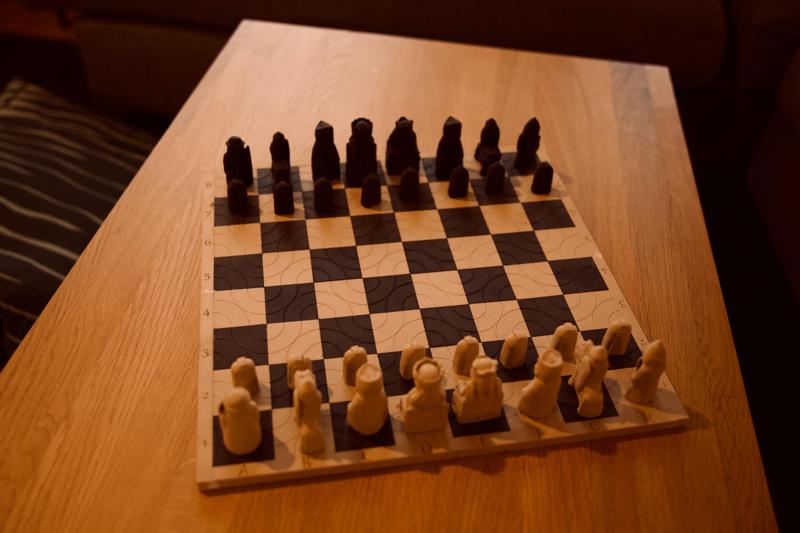 Aslan's nordic inspired chessboard