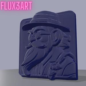 Cute Grandpa (Basrelief-Sculpt)