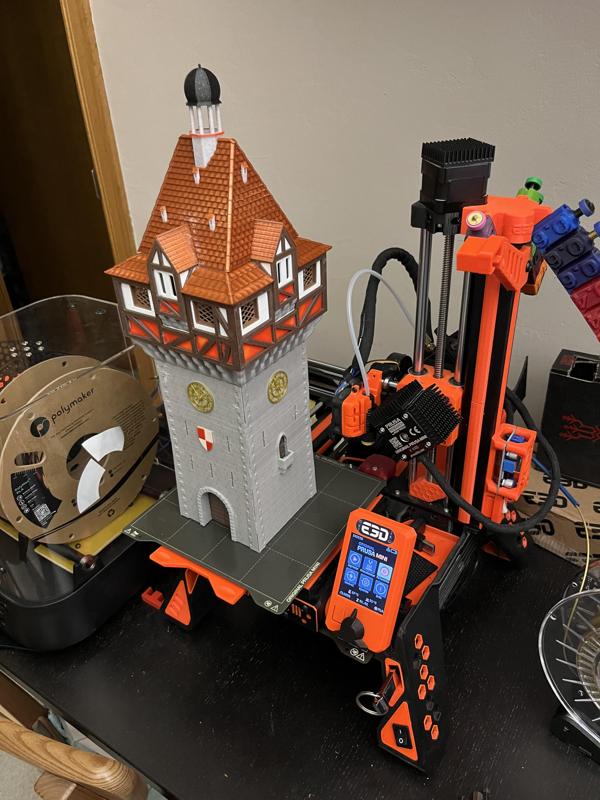 Age of empires II: Central european Fortified tower lamp