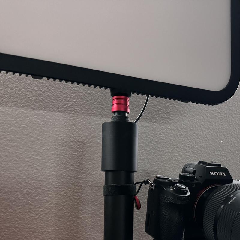 Monitor Stand Cap with Accessory Mount