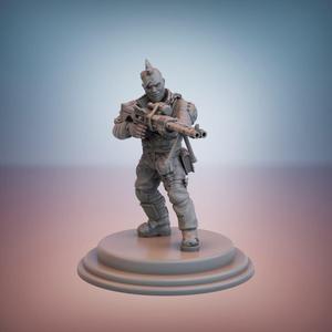 Cultist Rabble. Officer (Gun Type B).