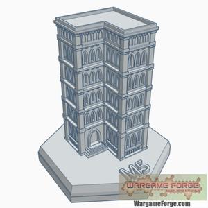 Gothic Building 36 Hex Map Scale HMSG036