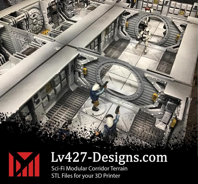 Sci Fi Boarding Corridor