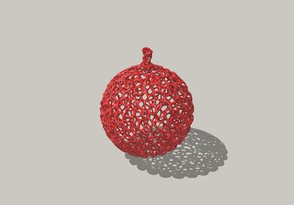 Voronoi Christmas ball