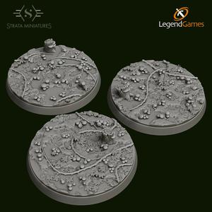 Strata Miniatures - Mushroom Forest Bases 50mm Round x3