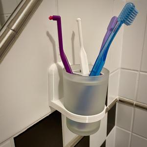 Cap Holder for Toothbrushes