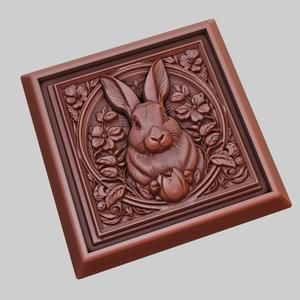 Rabbit Animal 3D Model for CNC Router Laser & 3D Printer
