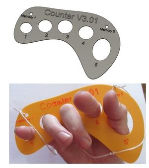 Finger Counter with two memories