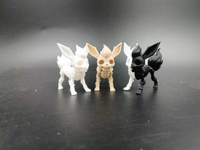 Flareon Skeleton Pokemon Kawaii - Anime - Toy
