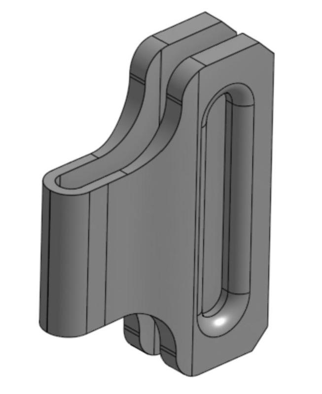 25mm strap adapter with thinner goggle interface