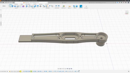 Dremel Press - Press-Fit Bearing Lever - 608zz Bearings