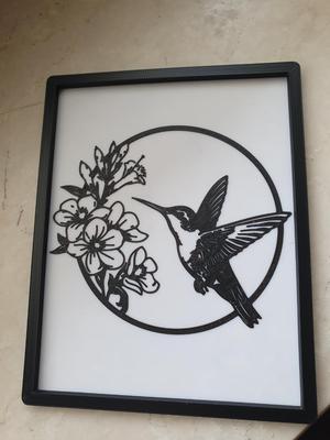 Mystic Lamp Panel Hummingbird