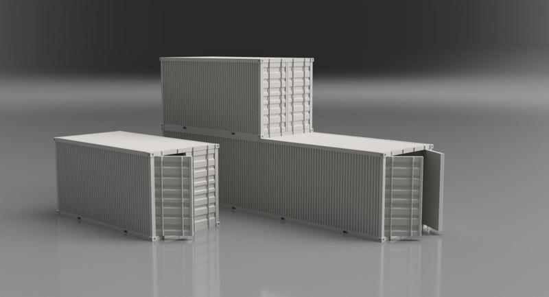 Cargo Container for tabletop