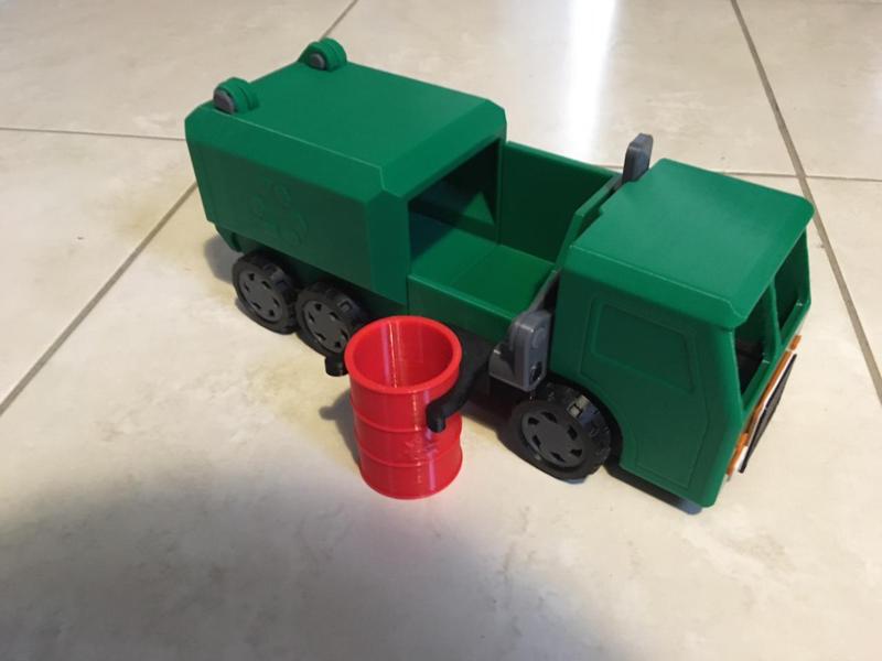 Camion de reciclaje
