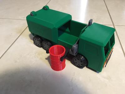 Camion de reciclaje