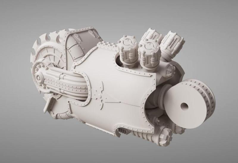 Battleduke/Big Space Robot - Rotary cutting tool