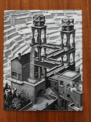 M. C. Escher's Waterfall - HueForge