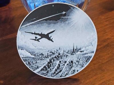 Plane over a City Coaster