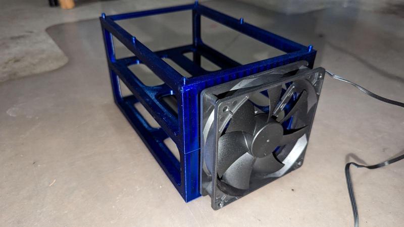 External Hard Drive Stacker with fan.