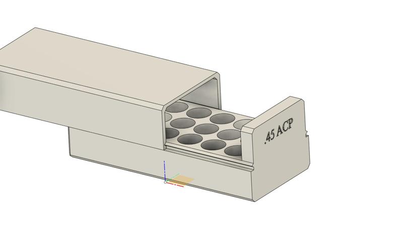 .45 ACP Ammo box