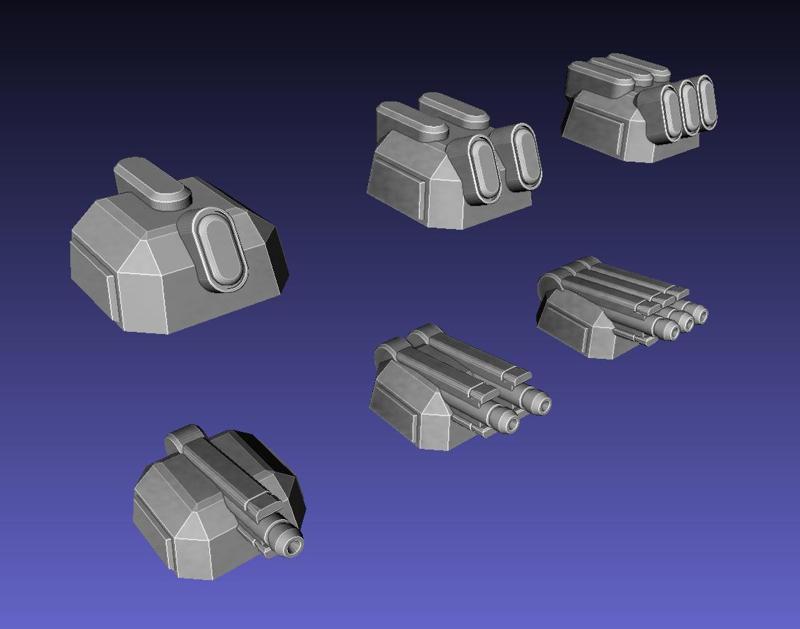 USAF Turrets Set #1 - Yakships