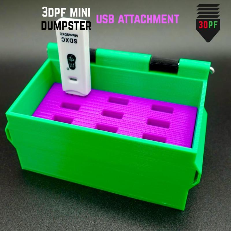 USB Holder (Mini Dumpster)