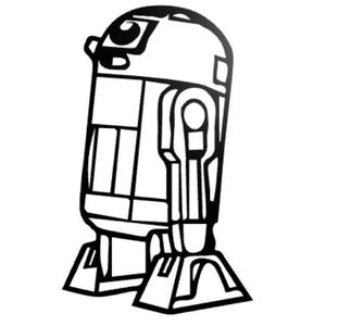 R2-D2 wall decor