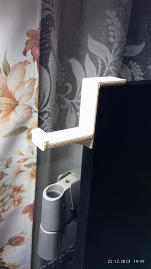 Headphones holder monitor mount