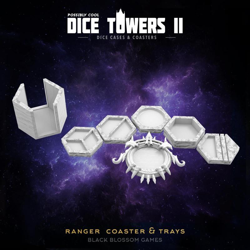 TC03 Ranger Coaster & Trays :: Possibly Cool Dice Tower 2