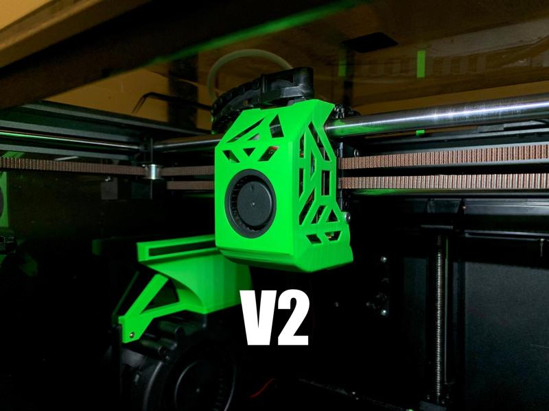 High Performance Toolhead Cover for Creality K1 & K1 Max