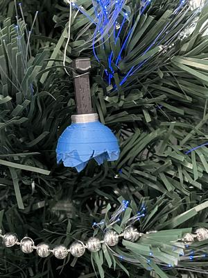 Tippi-ed Christmas Ornament