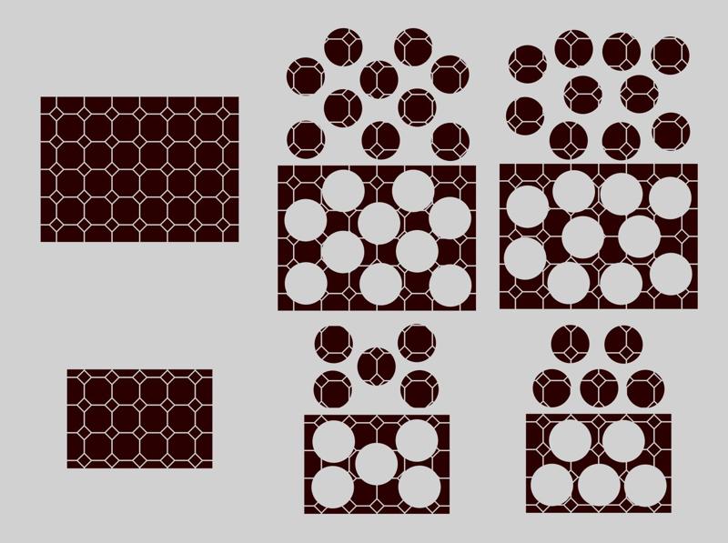 Marble tiles, display bases and topper selection, 2x 32mm 5 man, 2x 32mm 10 man